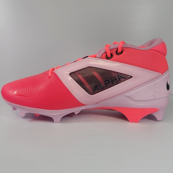 Mens Size Nike Alpha Menace 4 Pro NRG Pink Football Cleats HJ4568 600 NEW